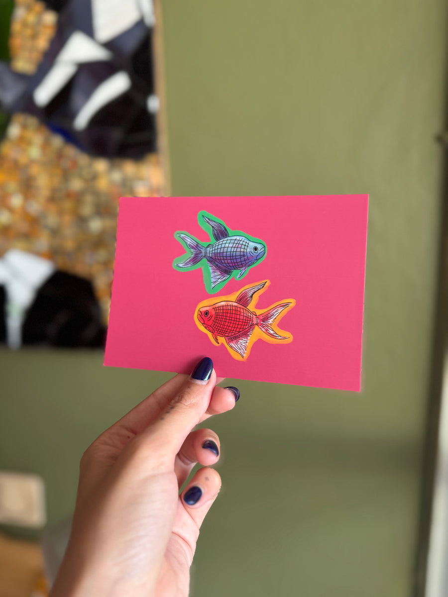 fish postcard