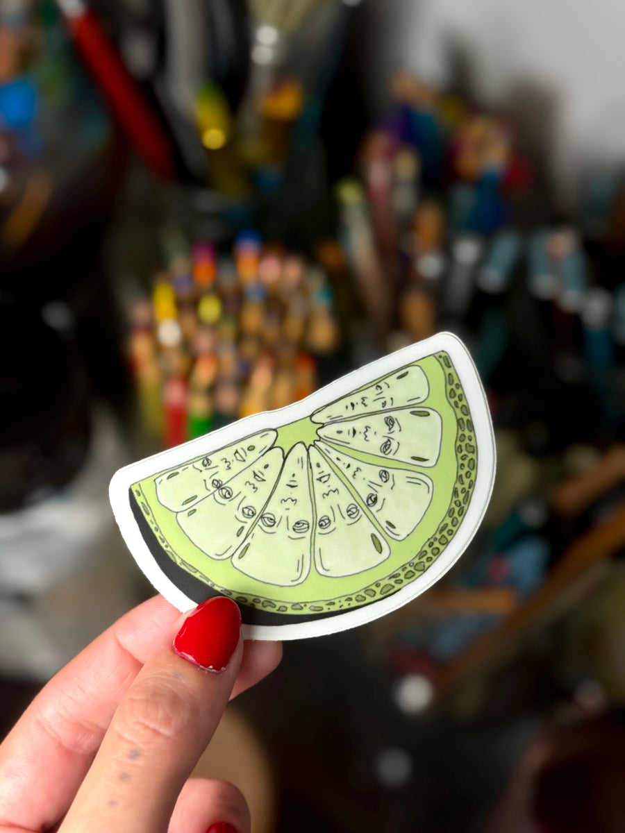 lime sticker
