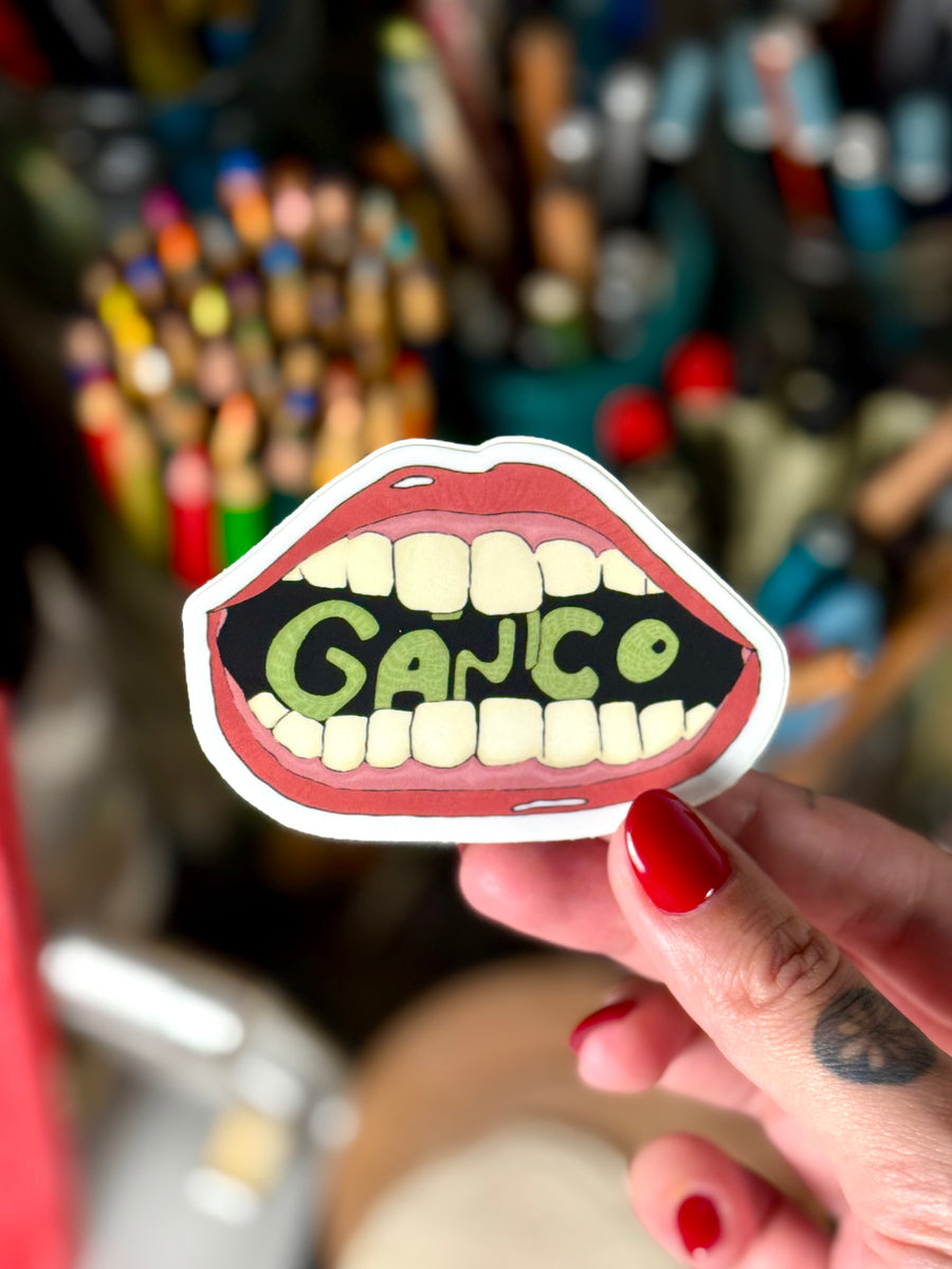 gánico sticker