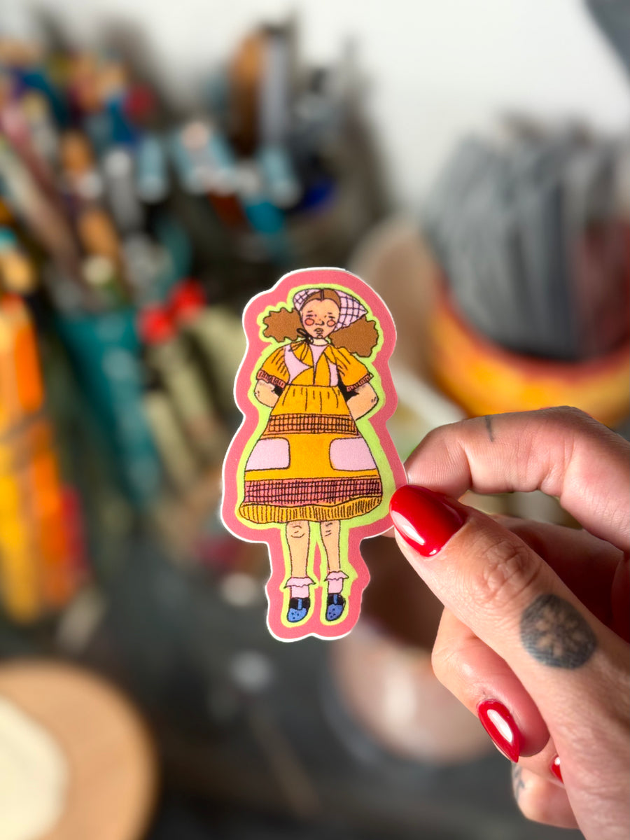 girlie sticker