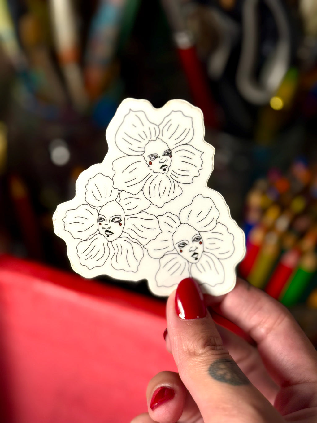 flower girls sticker