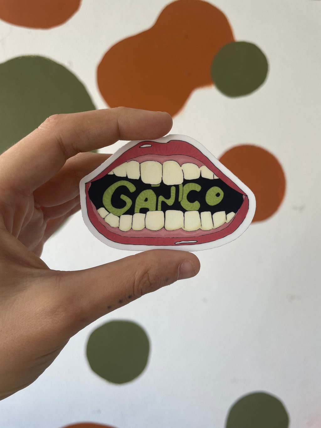 gánico sticker