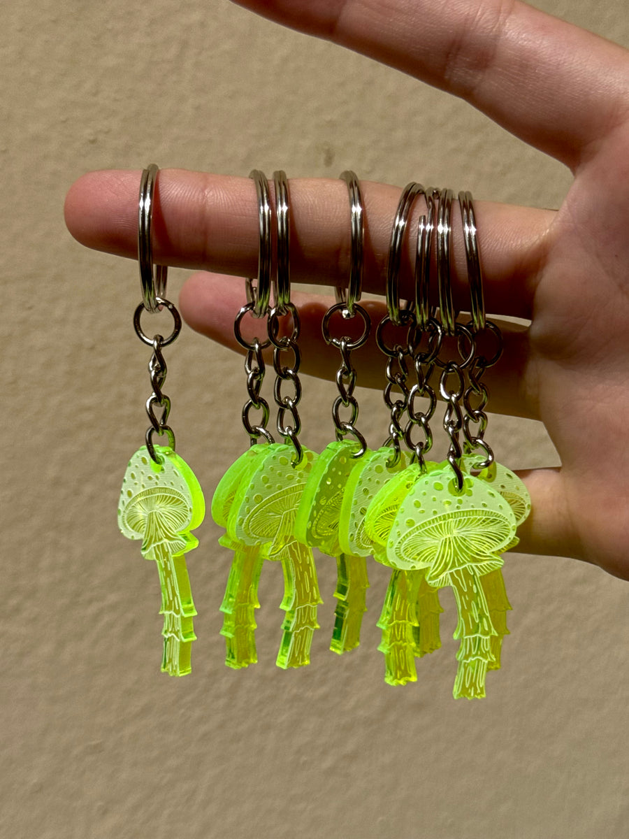 shroom keychain